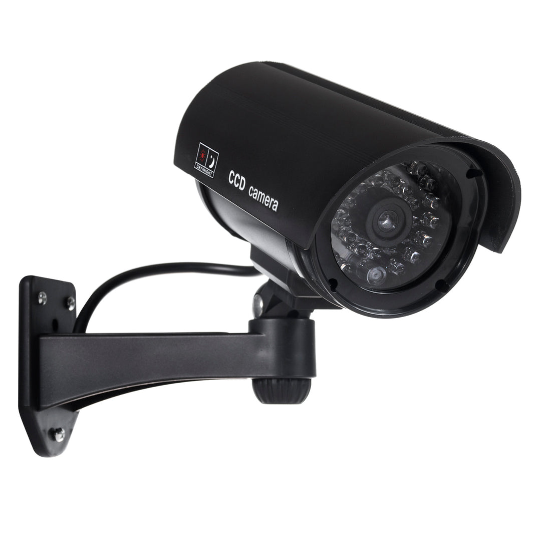 Atrapa kamery s blikajúcou LED IR1100 B IR outdoor, čierna, 2 kusy