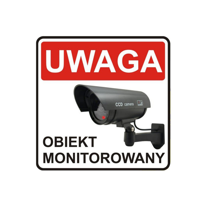 Atrapa kamery s blikajúcou LED IR1100 B IR outdoor, čierna, 2 kusy