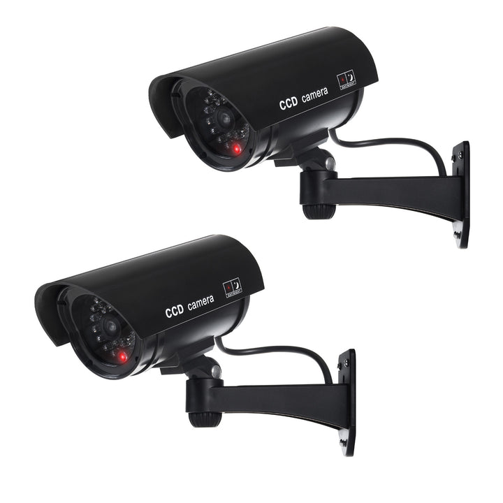 Atrapa kamery s blikajúcou LED IR1100 B IR outdoor, čierna, 2 kusy