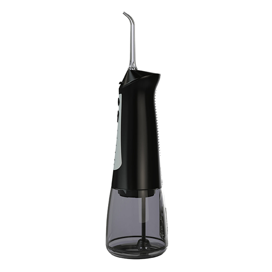 Zubný irigátor LAFE, 5 režimov, 6 špičiek, čierny, CleanPRO