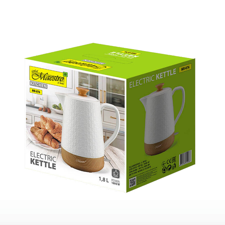 Bezdrôtová kanvica Maestro, keramická, 1800 W, 1,8 l, MR076