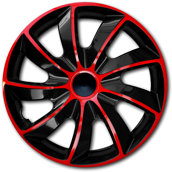 16'' NRM Quad univerzálny kryt náboja čierny/červený 1 kus