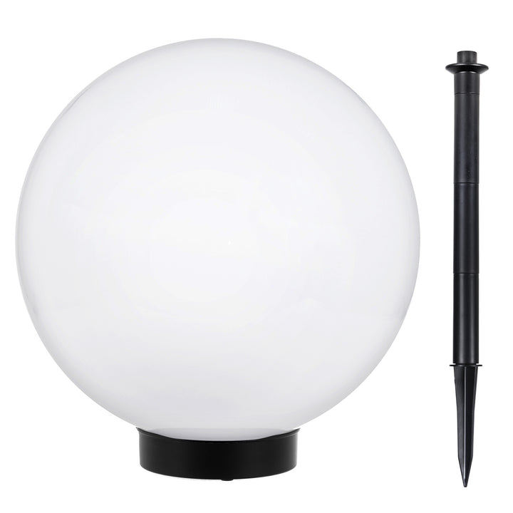 Solárna lampa GreenBlue, voľne stojaca, záhradná, guľa 25x25x58cm, biela LED, GB166, 4 kusy