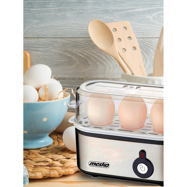 Mesko MS 4485 varič vajec na 1-3 vajcia, 350 W, pichač, britská zástrčka