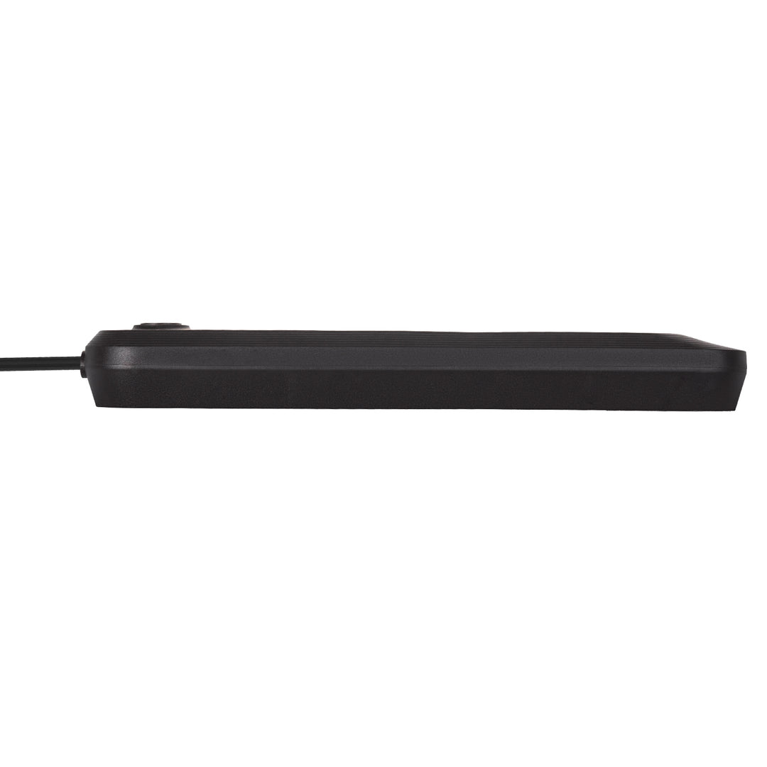 Napájacia lišta Maclean, predlžovací kábel s 5 zásuvkami + 3xUSB, 110-240 V AC 50/60 Hz, 2,1 A max. 2500 W, 1,5 m, čierna, MCE395 B