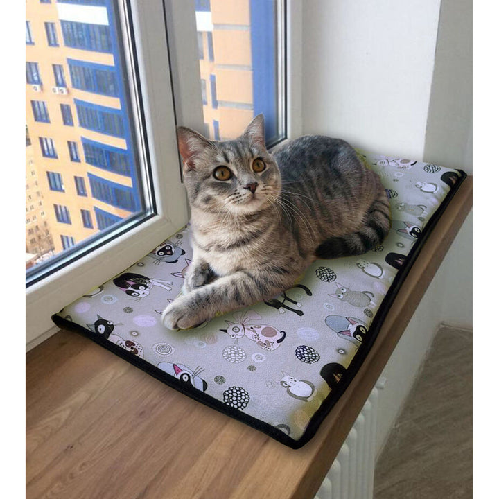 Vankúš pre mačky na parapet 25x55cm Bertoni CATNIP vzor