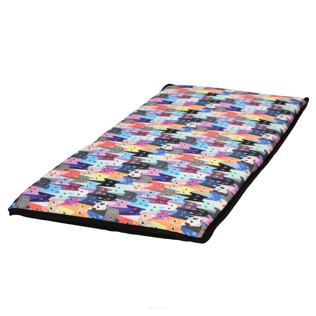 Vankúš pre mačky na parapet 25x55cm Bertoni vzor MEOW