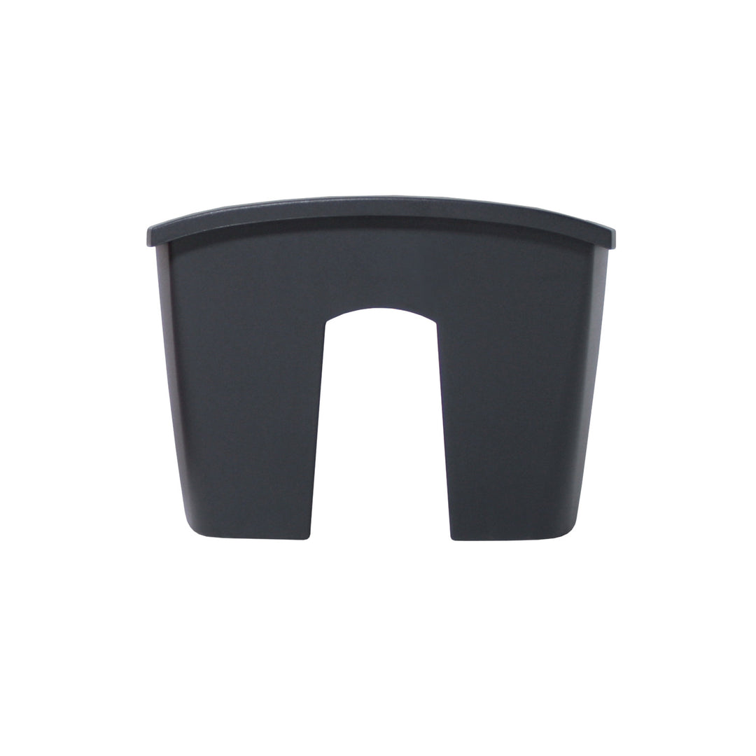 Hrniec na balkónové zábradlie Prosperplast, 58 cm, antracit, DCRO600