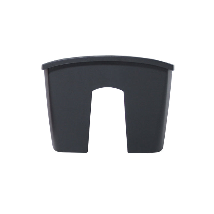 Hrniec na balkónové zábradlie Prosperplast, 58 cm, antracit, DCRO600