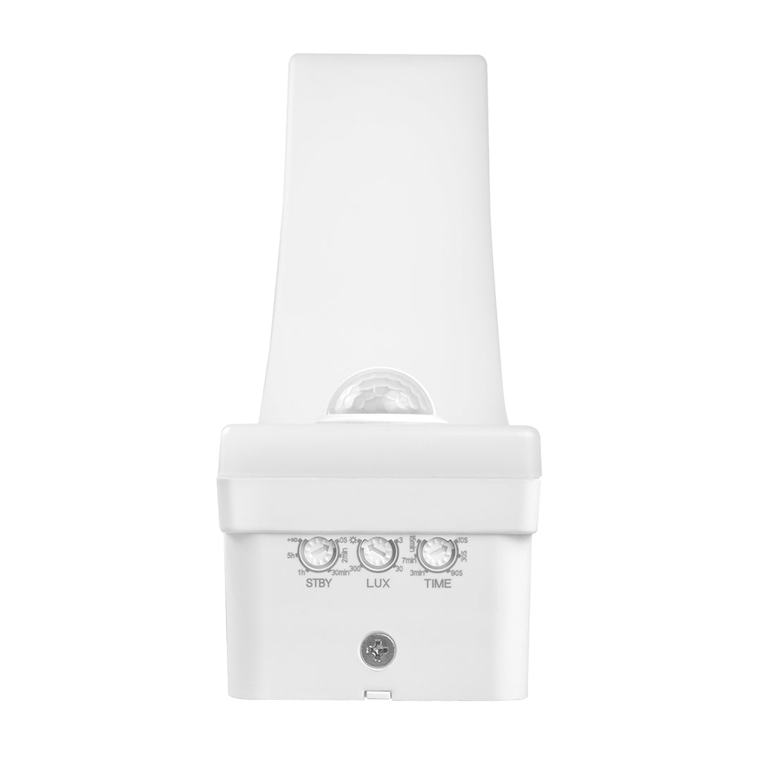 Maclean LED lampa so senzorom pohybu, PIR senzor pohybu, biela, 20W, IP65, 2000lm, neutrálna biela (4000K) MCE512 W, 2 ks