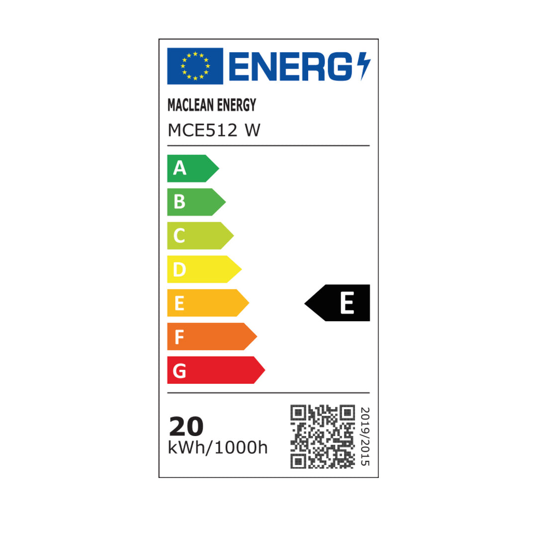 Maclean LED lampa so senzorom pohybu, PIR senzor pohybu, biela, 20W, IP65, 2000lm, neutrálna biela (4000K) MCE512 W, 4 kusy