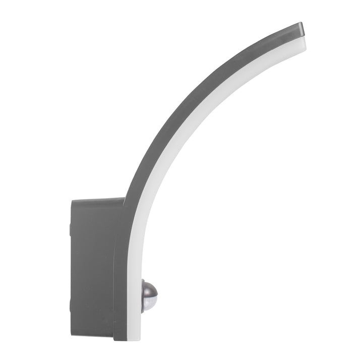 Maclean LED lampa so senzorom pohybu, PIR senzor pohybu, sivá, 20W, IP65, 2000lm, neutrálna biela (4000K) MCE512 GR, 4 kusy