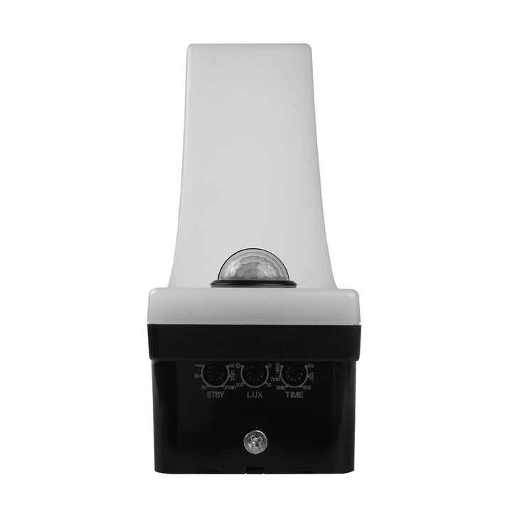 Maclean LED lampa so senzorom pohybu, PIR senzor pohybu, čierna, 20W, IP65, 2000lm, neutrálna biela (4000K) MCE512 B, 2 kusy