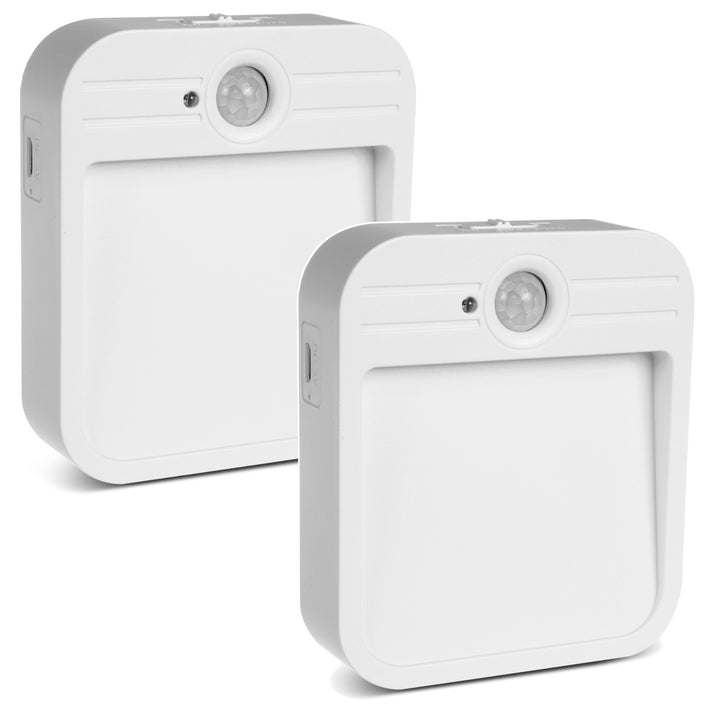 Schodiskové svetlo Maclean LED, s detektorom pohybu, teplota 4000K, 3,7V/500mAh, 4 LED, dosah 3-4m, MCE236, 2 kusy