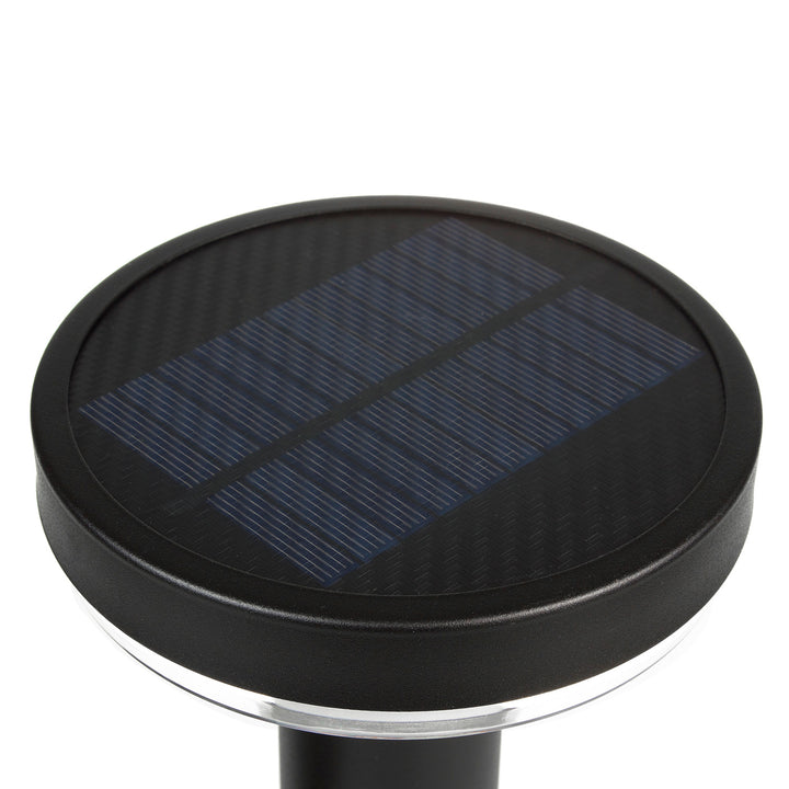 Solárne LED svetlo Maclean, so senzorom, 3 režimy, zástrčka, Li-ion 18650, IP44, 3,7 V, 1200 mAh, čierna, MCE465 B, 6 kusov