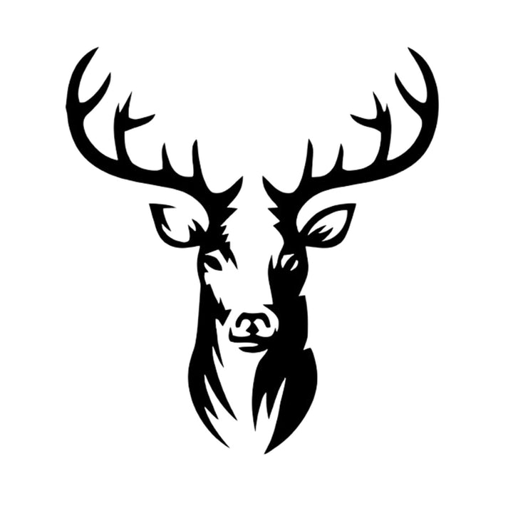 Ažurový obraz, 3D dekorácia na stenu, 3D obraz "Deer" 70x65cm čierna