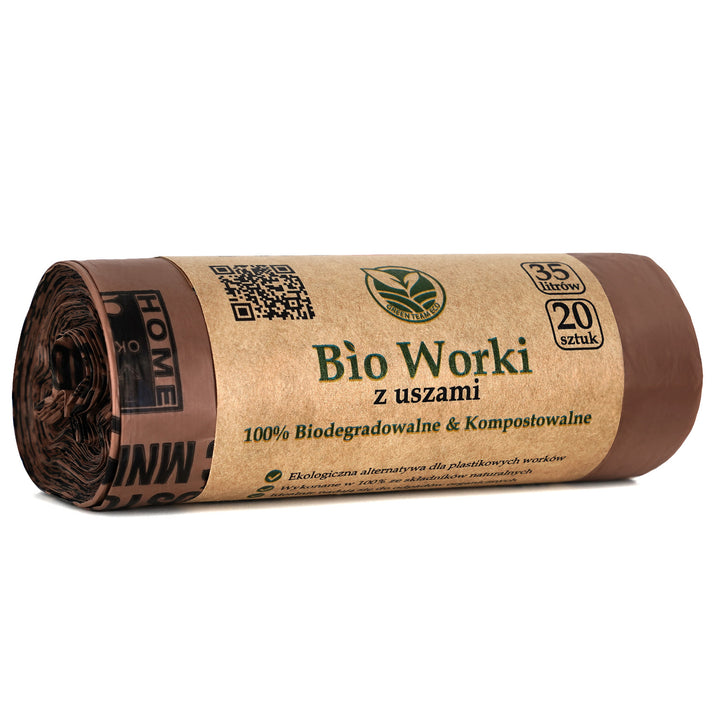 BIO kompostovateľné vrecia 35 litrov 6x20 kusov