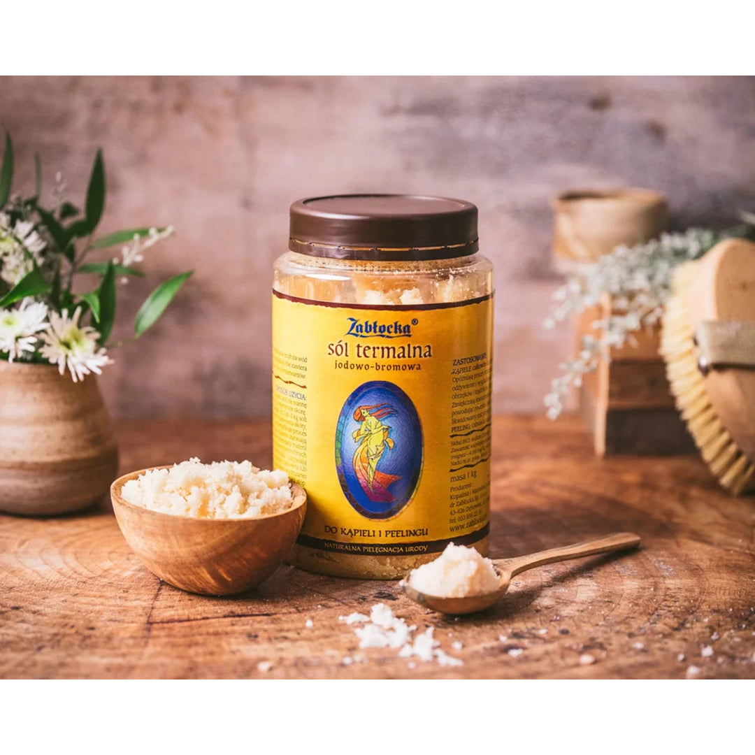 Zablocká termálna jódovo-brómová soľ do kúpeľa a na peeling, 1 kg