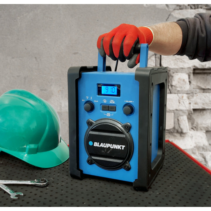 Prenosné rádio Blaupunkt, Bluetooth, AUX, LCD displej, PP30 Jobsite