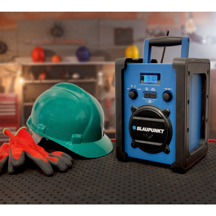 Prenosné rádio Blaupunkt, Bluetooth, AUX, LCD displej, PP30 Jobsite