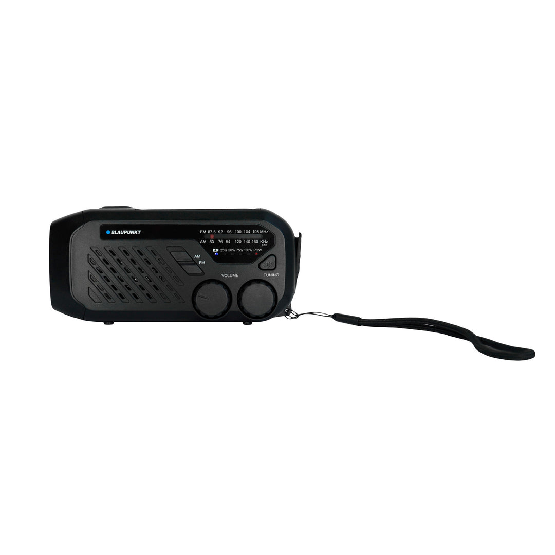 Rádio Blaupunkt sieťové/batériové, LED svietidlo, indikácia SOS, anténa, ER10