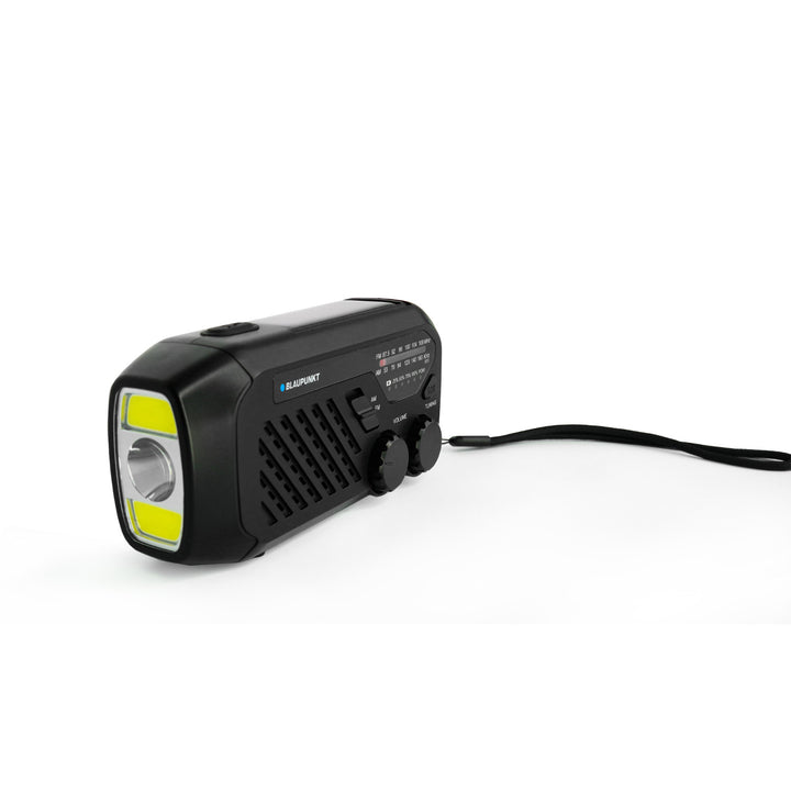 Rádio Blaupunkt sieťové/batériové, LED svietidlo, indikácia SOS, anténa, ER10