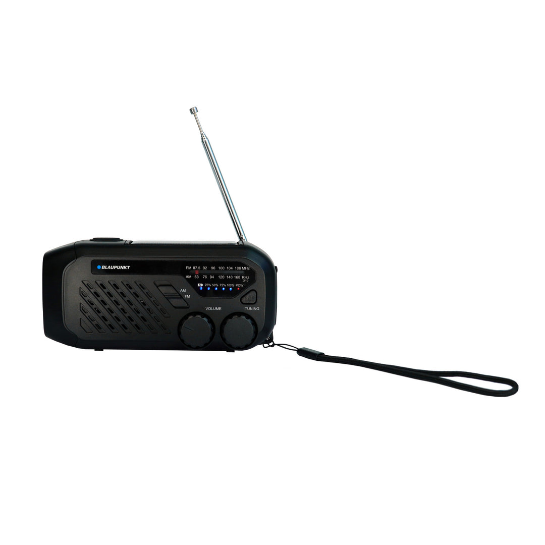 Rádio Blaupunkt sieťové/batériové, LED svietidlo, indikácia SOS, anténa, ER10