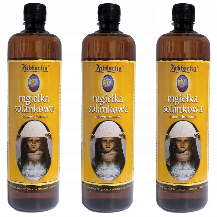 3x Zablocká soľná hmla 950ml na inhaláciu v inhalátoroch