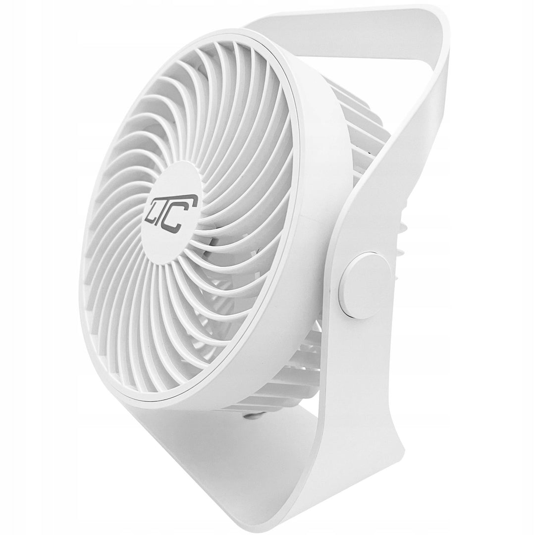 Bezdrôtový stolný ventilátor LTC, nabíjanie cez USB C, 4 úrovne rýchlosti, batéria 2000 mAh, LXWB16