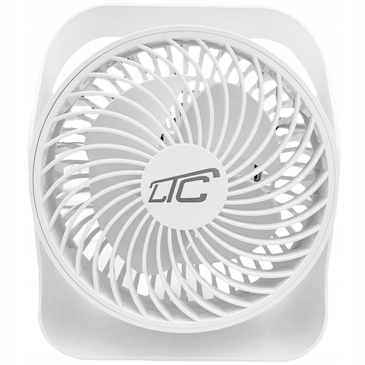 Bezdrôtový stolný ventilátor LTC, nabíjanie cez USB C, 4 úrovne rýchlosti, batéria 2000 mAh, LXWB16