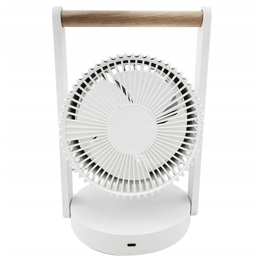 Bezdrôtový stolný ventilátor LTC, nočné svetlo a LED displej, 5 úrovní rýchlosti, batéria 3600 mAh, LXWB17