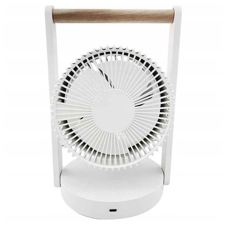 Bezdrôtový stolný ventilátor LTC, nočné svetlo a LED displej, 5 úrovní rýchlosti, batéria 3600 mAh, LXWB17