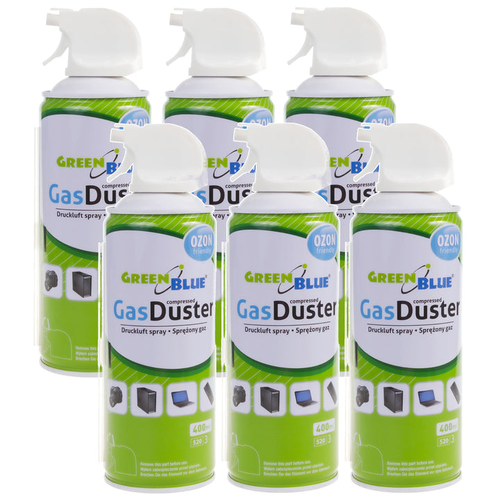 GreenBlue GB400 rozprašovač na stlačený vzduch 400 ml - pištoľový rozprašovač, 6 kusov