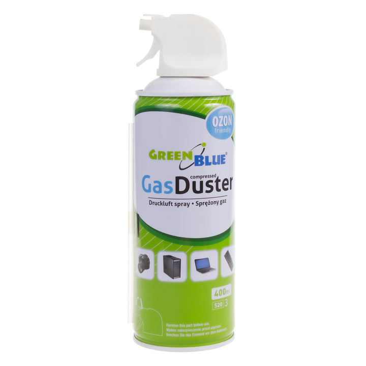 Stlačený vzduch GreenBlue GB400 400ml pištoľový rozprašovač - pištoľový sprej, 9 kusov