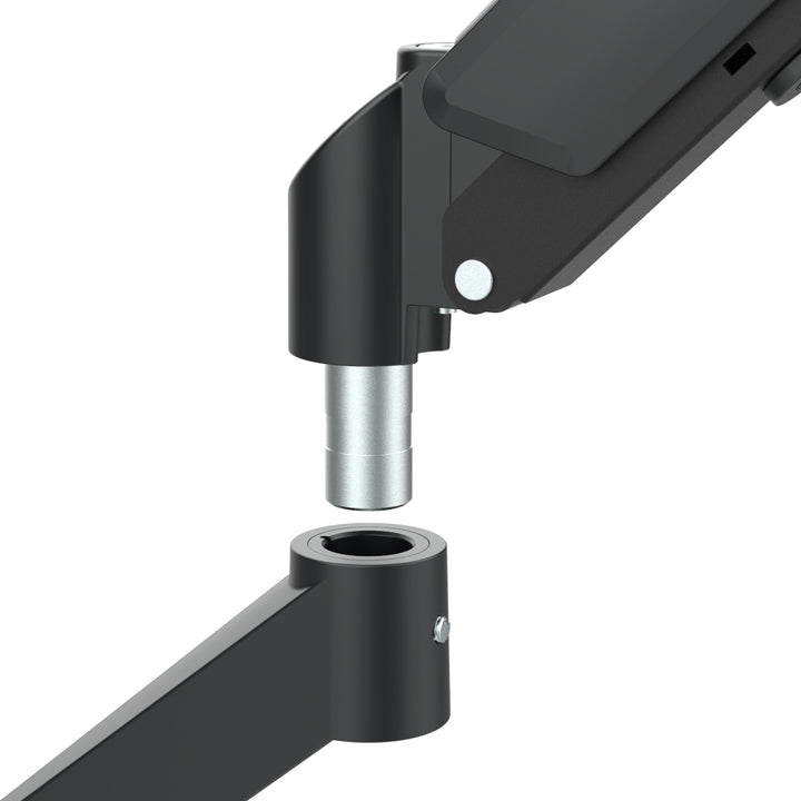 Držiak pre 2 monitory Maclean, plynová pružina, 17"-32", 2-10 kg, čierny, MC-134