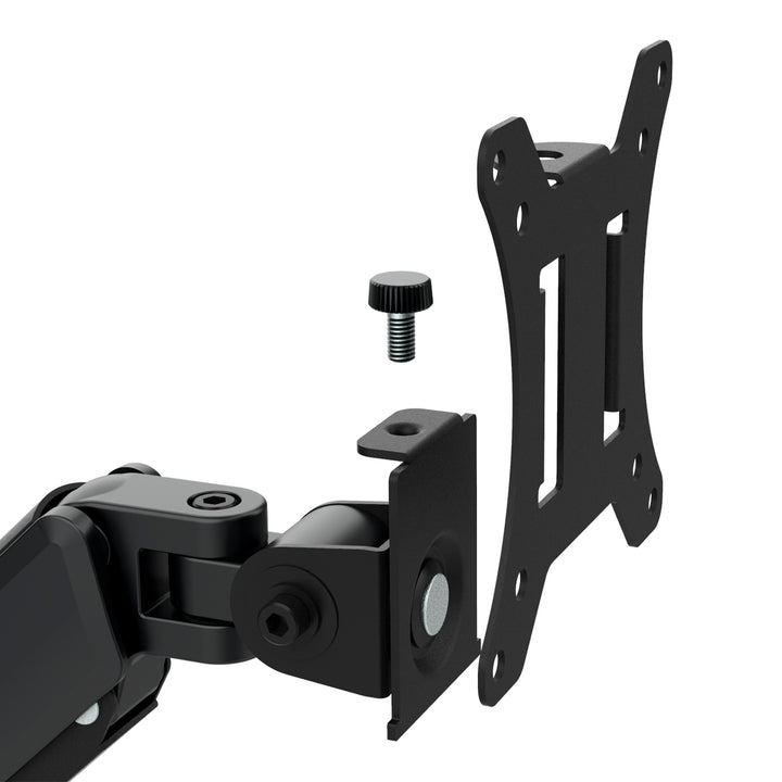 Držiak monitora Maclean, plynová pružina, 17"-32", 2-10 kg, čierny, MC-135