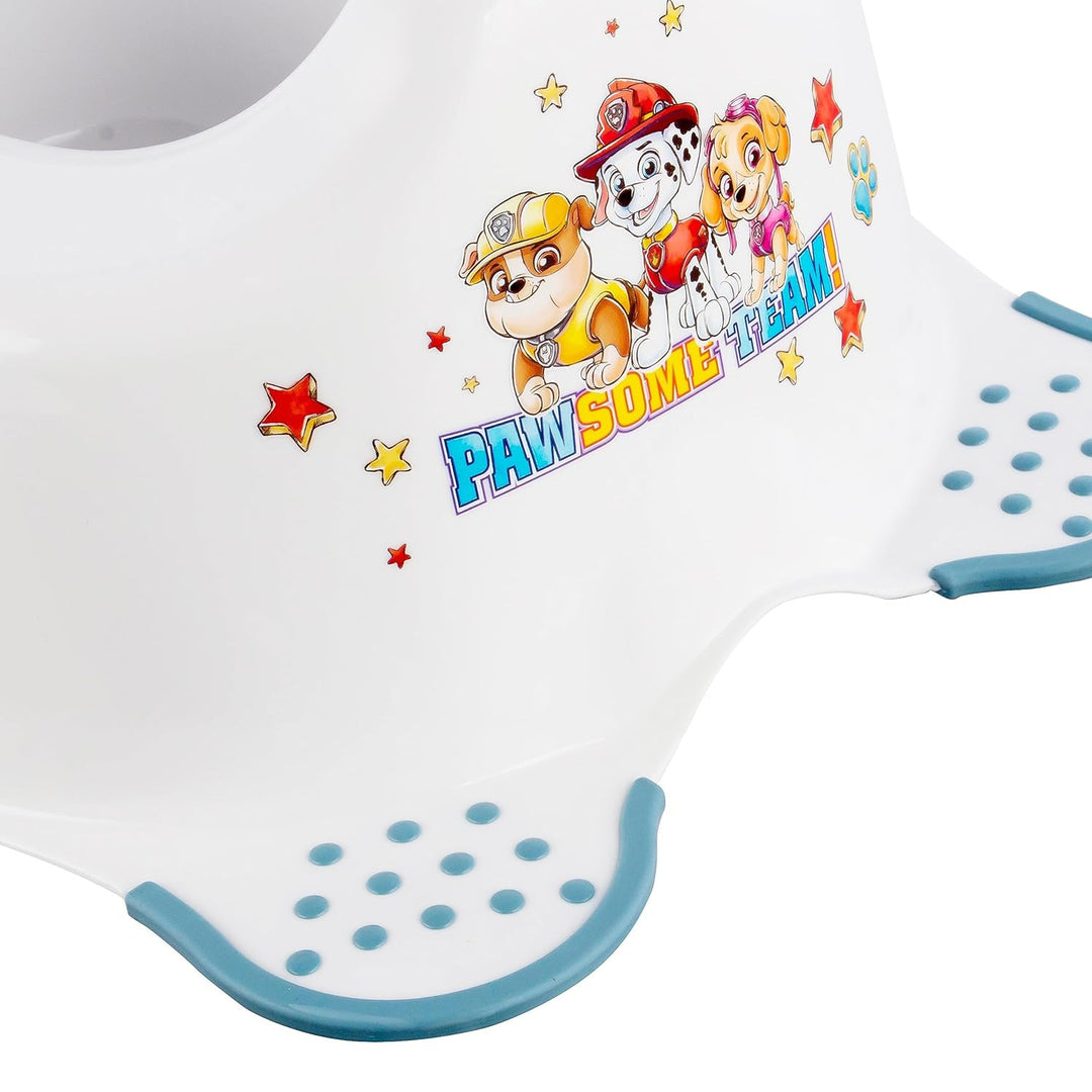 Psi Patrol protišmykový kryt na záchodové sedadlo - Paw Patrol+ Psi Patrol protišmykový nočník, biely, max. 15 kg