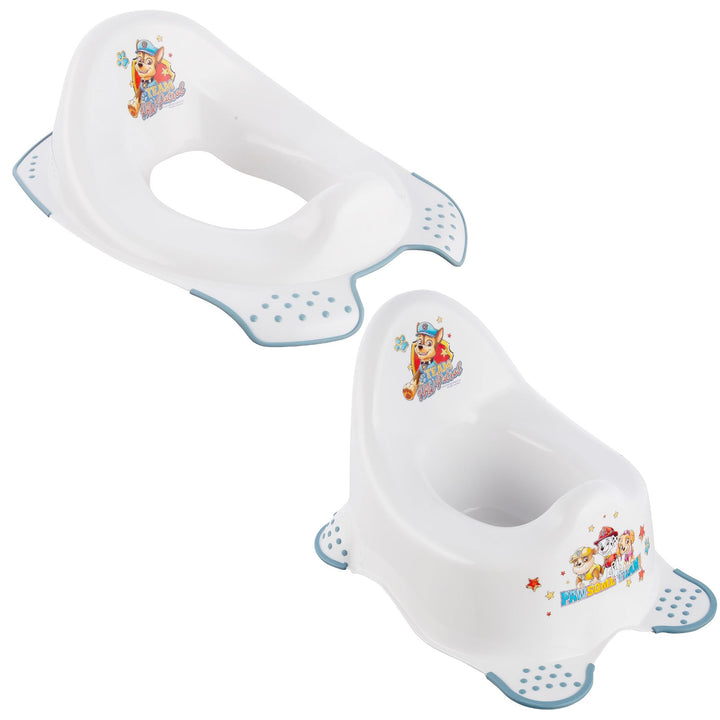 Psi Patrol protišmykový kryt na záchodové sedadlo - Paw Patrol+ Psi Patrol protišmykový nočník, biely, max. 15 kg