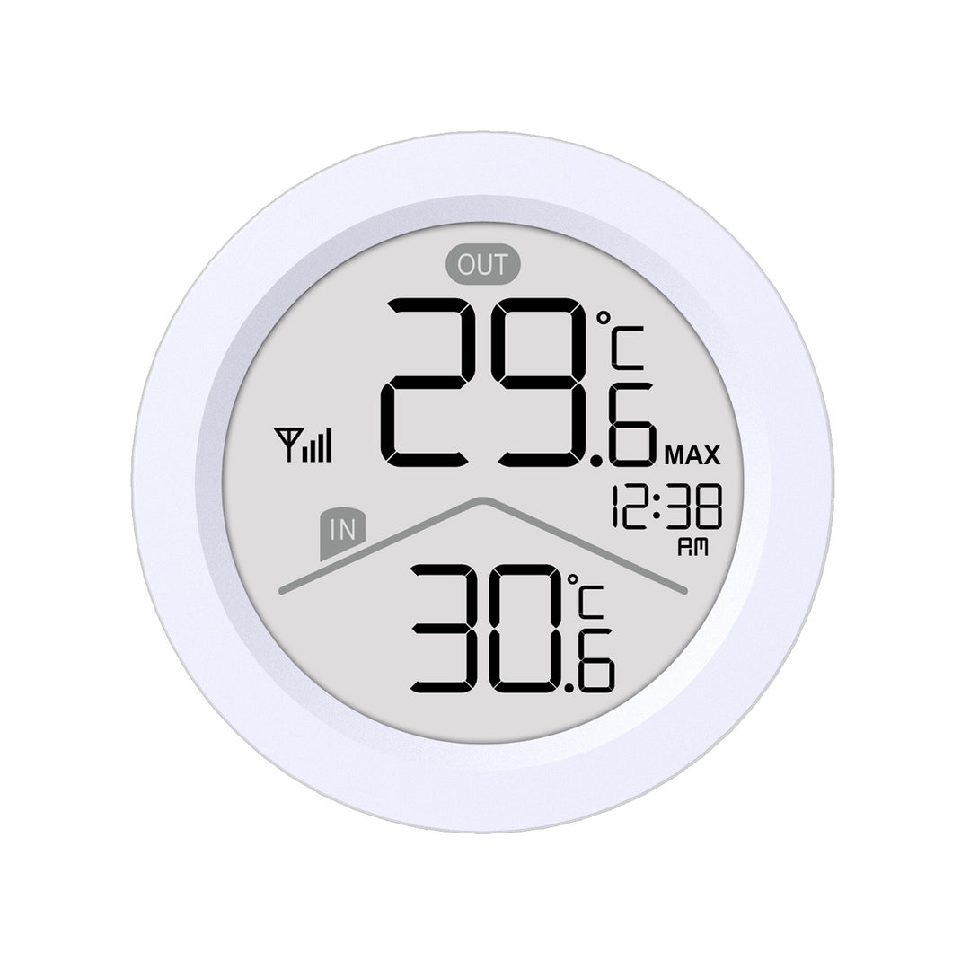 Bezdrôtová meteorologická stanica GreenBlue, vnútorná/vonkajšia teplota, hodiny, voliteľné °C/°F, dosah až 60 m, GB162