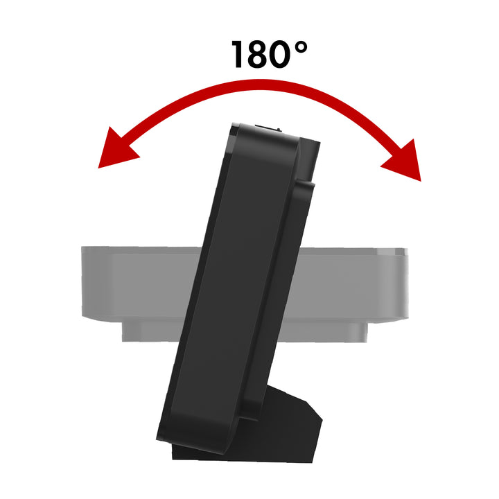 Digitálne LED rádiobudík s projektorom GreenBlue, FM rádiom, budíkom, 12/24 hodinami, 5V DC USB napájaním + CR2032, GB172