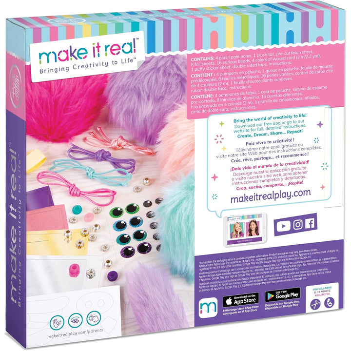 Súprava na výrobu príveskov na kľúče Make it Real - Fluffy Friend