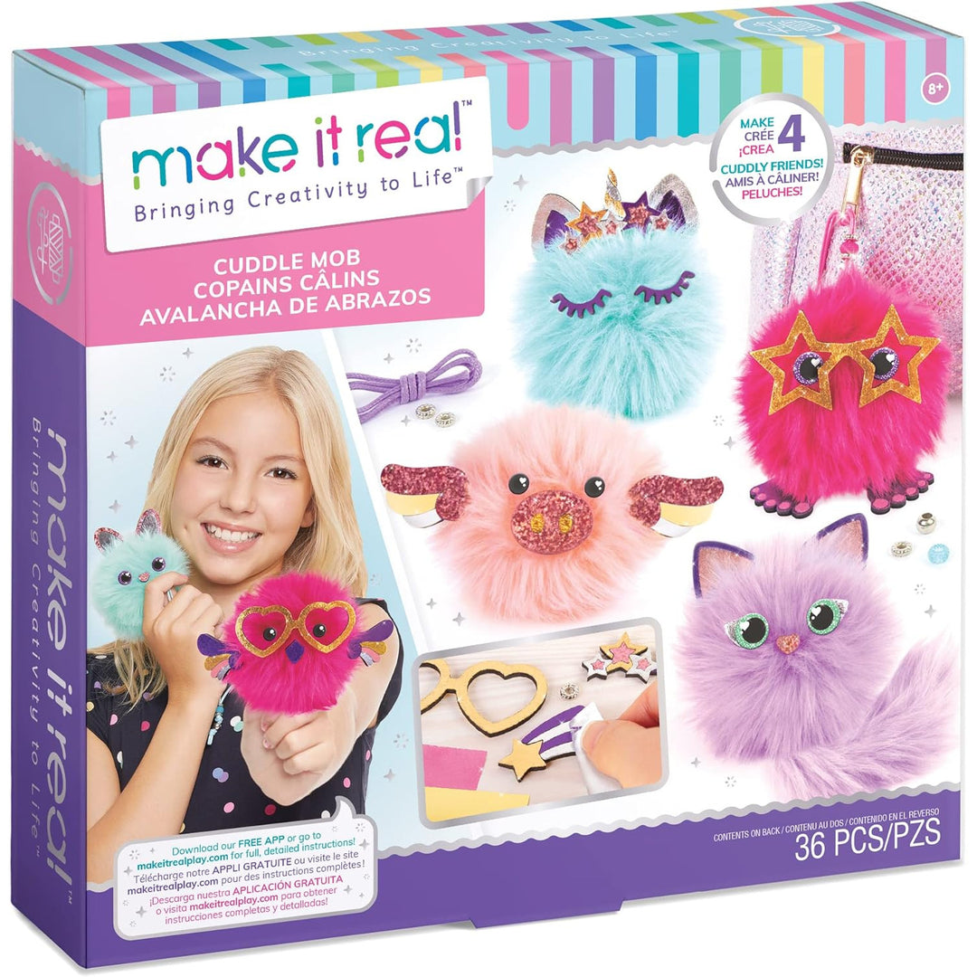 Súprava na výrobu príveskov na kľúče Make it Real - Fluffy Friend
