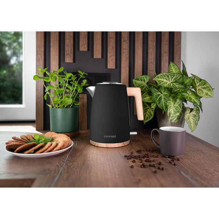 Concept ELWOOD rýchlovarná kanvica, nerezová oceľ, 1,7 l, ukazovateľ hladiny vody, RK3316