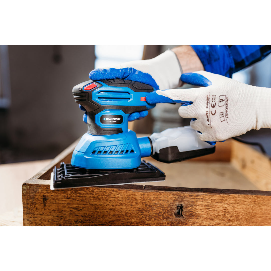 Brúska Blaupunkt, 300 W, vymeniteľné brúsne podložky, oscilačný priemer 1,8 mm, OS6010