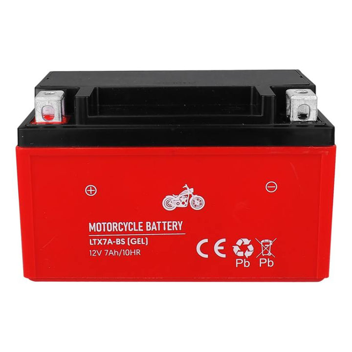 Gélová batéria Lamex, pre motocykle, 12V, 7Ah, LTX7A-BS