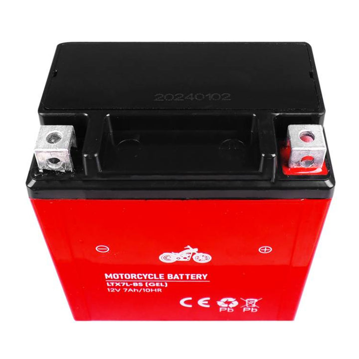 Gélová batéria Lamex, motocykel, 12V, 7Ah, LTX7L-BS