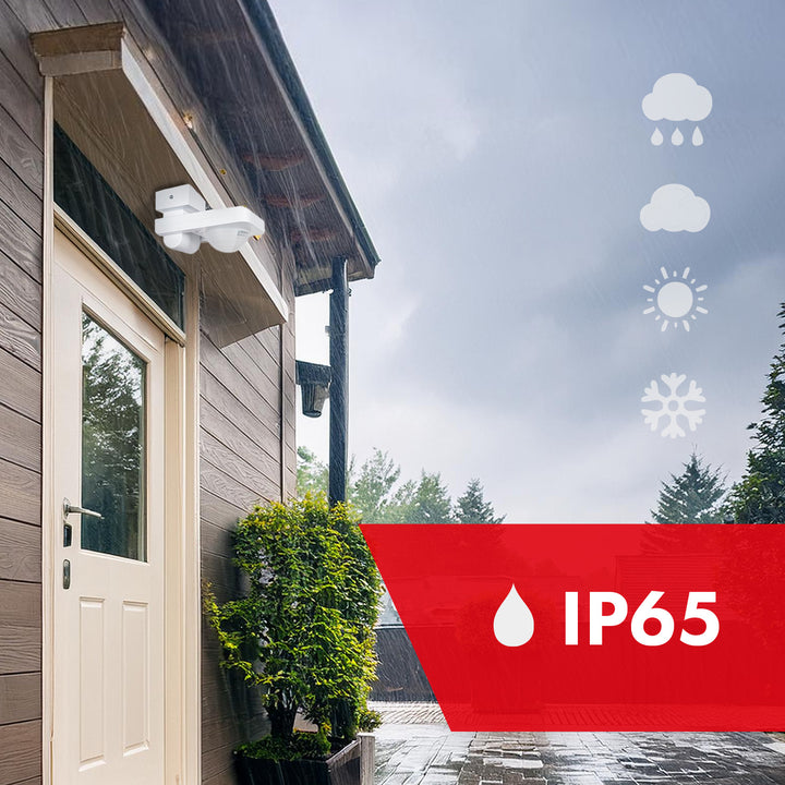 2x snímač pohybu 360st vonkajší IP65 LED