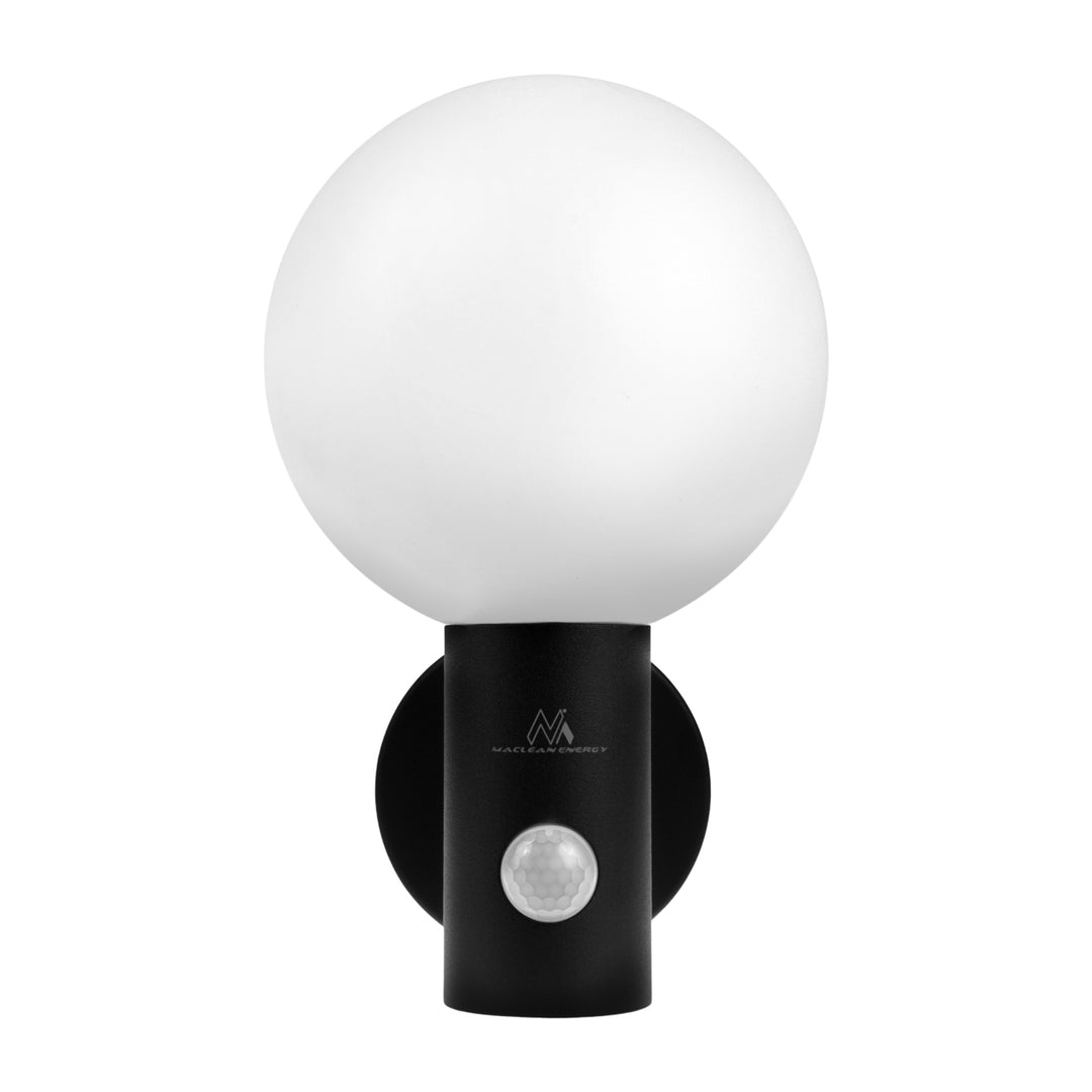 Maclean LED lampa so senzorom pohybu, PIR senzor pohybu, čierna, 15W, IP65, 1600lm, neutrálna biela (4000K) MCE515 B, 2 kusy