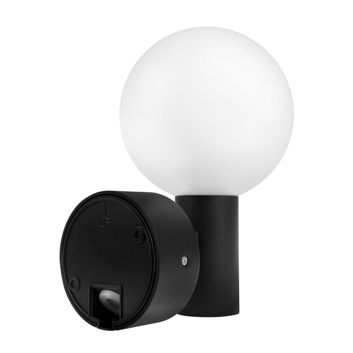 Maclean LED lampa so senzorom pohybu, PIR senzor pohybu, čierna, 15W, IP65, 1600lm, neutrálna biela (4000K) MCE515 B, 2 kusy