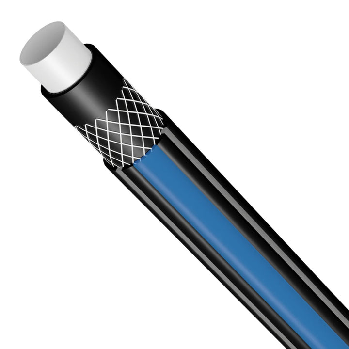 Záhradná súprava Vartco, 1/2'' 20 m hadica, rýchlospojka Stop and Go, prípojka na kohútik, zavlažovač, nástenný držiak, Home Set